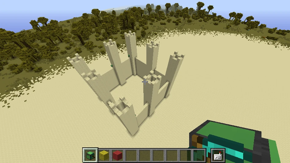 Mini-zamek w Minecraft