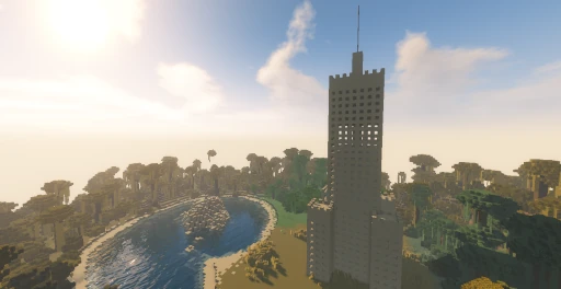 Projekt Pałacu Kultury i Nauki w Minecraft